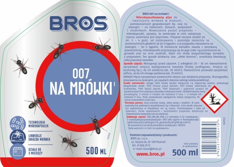 BROS - 007 na mrówki 500ml. BROS - 007 na mrówki 500ml.