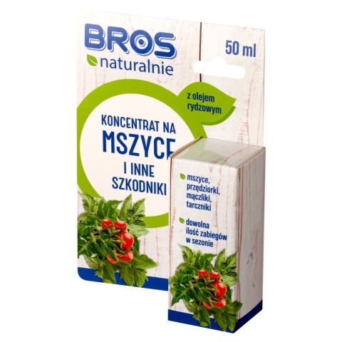 BROS NATURALNIE - KONCENTRAT NA MSZYCE I INNE SZKODNIKI 50ML BROS NATURALNIE - KONCENTRAT NA MSZYCE I INNE SZKODNIKI 50ML