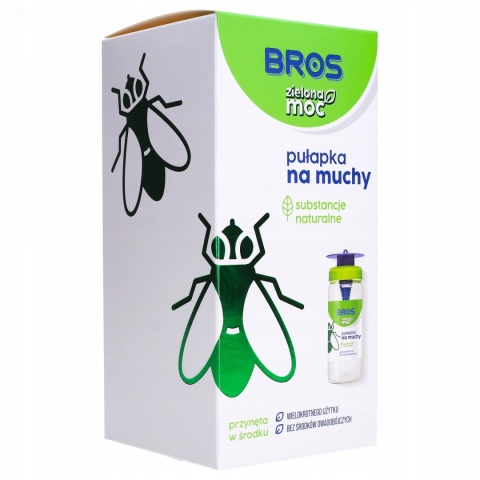 BROS - ZIELONA MOC PUŁAPKA NA MUCHY BROS - ZIELONA MOC PUŁAPKA NA MUCHY