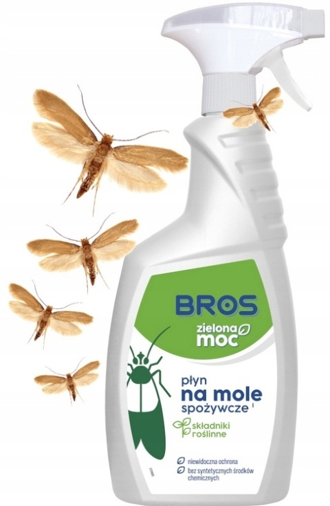 BROS - Zielona Moc płyn na mole spożywcze 500ml.