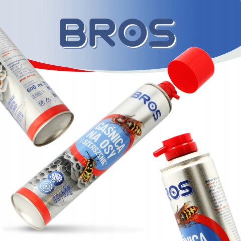 BROS - gaśnica na osy i szerszenie 600ml BROS - gaśnica na osy i szerszenie 600ml