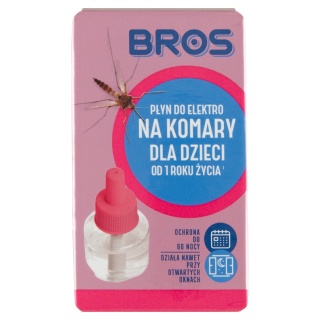 BROS - płyn do elektro na komary sensitive *** 60 nocy *** rekomendacja dla