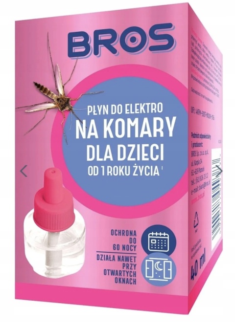 BROS - płyn do elektro na komary sensitive *** 60 nocy *** rekomendacja dla BROS - płyn do elektro na komary sensitive *** 60 nocy *** rekomendacja dla