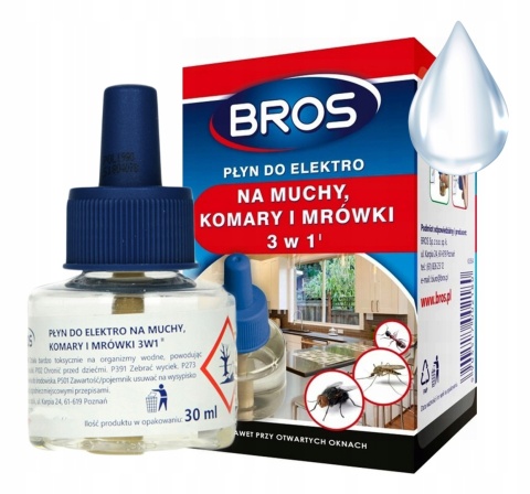 BROS - płyn do elektro na muchy, komary i mrówki.. BROS - płyn do elektro na muchy, komary i mrówki..