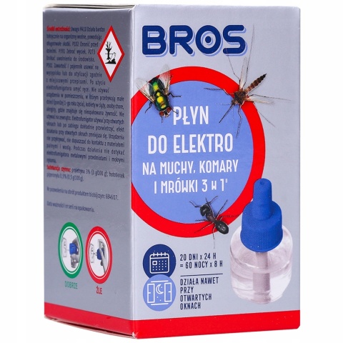 BROS - płyn do elektro na muchy, komary i mrówki.. BROS - płyn do elektro na muchy, komary i mrówki..