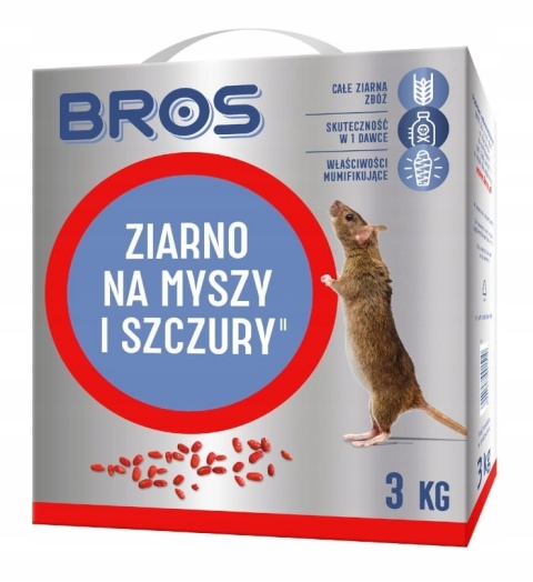BROS - ziarno na myszy i szczury 3kg