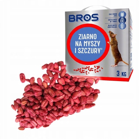 BROS - ziarno na myszy i szczury 3kg