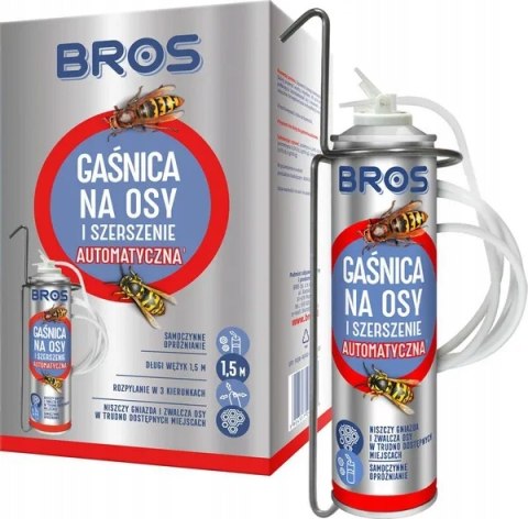 GAŚNICA NA OSY I SZERSZENIE AUTOMATYCZNA 400ML BROS GAŚNICA NA OSY I SZERSZENIE AUTOMATYCZNA 400ML BROS