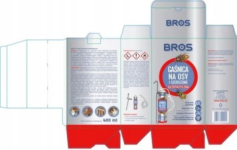 GAŚNICA NA OSY I SZERSZENIE AUTOMATYCZNA 400ML BROS GAŚNICA NA OSY I SZERSZENIE AUTOMATYCZNA 400ML BROS