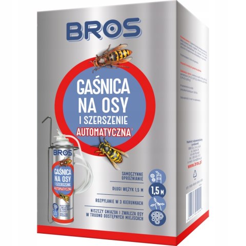 GAŚNICA NA OSY I SZERSZENIE AUTOMATYCZNA 400ML BROS GAŚNICA NA OSY I SZERSZENIE AUTOMATYCZNA 400ML BROS