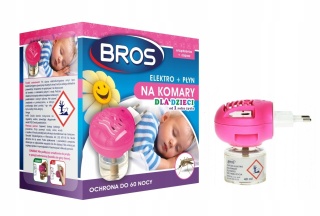 Odstraszacz na komary do kontaktu dla dzieci Bros rekomendacja dla dzieci