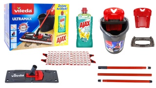 VILEDA BOX MOP ULTRAMAX + AJAX GRATIS