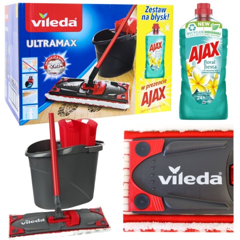VILEDA BOX MOP ULTRAMAX + AJAX GRATIS VILEDA BOX MOP ULTRAMAX + AJAX GRATIS
