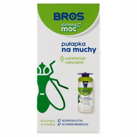 BROS - ZIELONA MOC PUŁAPKA NA MUCHY BROS - ZIELONA MOC PUŁAPKA NA MUCHY