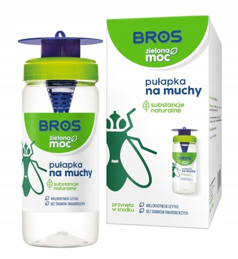 BROS - ZIELONA MOC PUŁAPKA NA MUCHY BROS - ZIELONA MOC PUŁAPKA NA MUCHY
