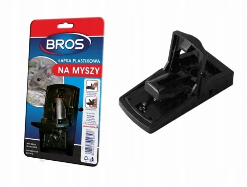 BROS - łapka na myszy plastikowa BROS - łapka na myszy plastikowa