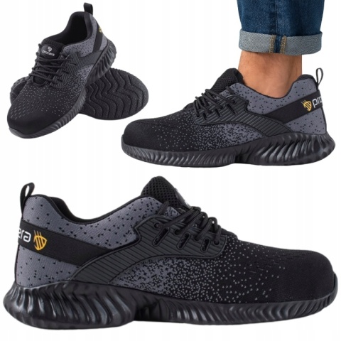 Buty robocze Z PODNOSKIEM lekkie z blachą sneakers do pracy Ochronne r. 43 Buty robocze Z PODNOSKIEM lekkie z blachą sneakers do pracy Ochronne r. 43