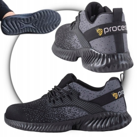 Buty robocze Z PODNOSKIEM lekkie z blachą sneakers do pracy Ochronne r. 43 Buty robocze Z PODNOSKIEM lekkie z blachą sneakers do pracy Ochronne r. 43