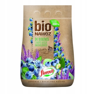 NAWÓZ FLOROVIT-BIONAWÓZ BORÓWKA 3kg I ROŚLIN KWAŚNOLUBNYCH (5)*