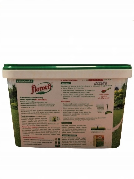NAWÓZ FLOROVIT DO TRAW Z MCHEM 4KG WIADERKO NAWÓZ FLOROVIT DO TRAW Z MCHEM 4KG WIADERKO