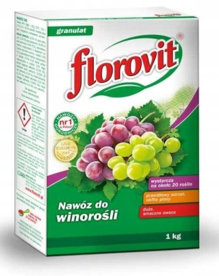 NAWÓZ FLOROVIT DO WINOROŚLI 1kg KARTON (12)