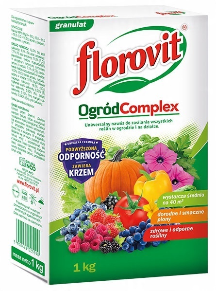 NAWÓZ FLOROVIT OGRÓD COMPLEX 1kg KARTON (12) NAWÓZ FLOROVIT OGRÓD COMPLEX 1kg KARTON (12)