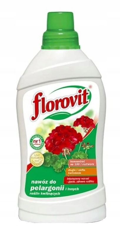 NAWÓZ FLOROVIT PŁ.DO PELARGONII 1l (12) NAWÓZ FLOROVIT PŁ.DO PELARGONII 1l (12)