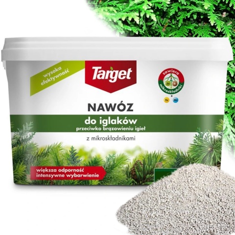 NAWÓZ "TARGET" DO IGLAKÓW 4kg P/BRĄZ