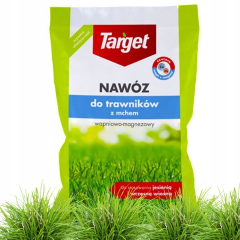 NAWÓZ "TARGET" DO TRAWNIKÓW 15kg Z MCHEM WAPNIOWO-MAGNEZOWY NAWÓZ "TARGET" DO TRAWNIKÓW 15kg Z MCHEM WAPNIOWO-MAGNEZOWY