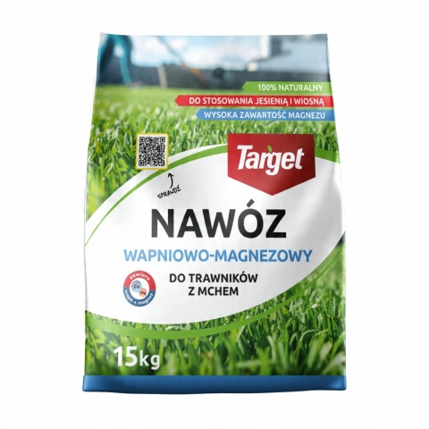 NAWÓZ "TARGET" DO TRAWNIKÓW 15kg Z MCHEM WAPNIOWO-MAGNEZOWY NAWÓZ "TARGET" DO TRAWNIKÓW 15kg Z MCHEM WAPNIOWO-MAGNEZOWY