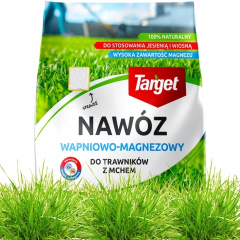 NAWÓZ "TARGET" DO TRAWNIKÓW 15kg Z MCHEM WAPNIOWO-MAGNEZOWY NAWÓZ "TARGET" DO TRAWNIKÓW 15kg Z MCHEM WAPNIOWO-MAGNEZOWY