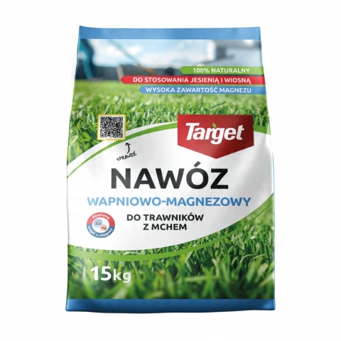 NAWÓZ "TARGET" DO TRAWNIKÓW 15kg Z MCHEM WAPNIOWO-MAGNEZOWY NAWÓZ "TARGET" DO TRAWNIKÓW 15kg Z MCHEM WAPNIOWO-MAGNEZOWY