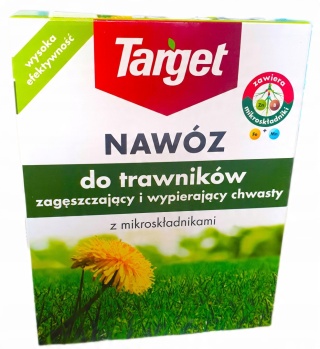 NAWÓZ "TARGET" DO TRAWNIKÓW 1kg ZAGĘSZCZA I WYPIERA CHWASTY (7)
