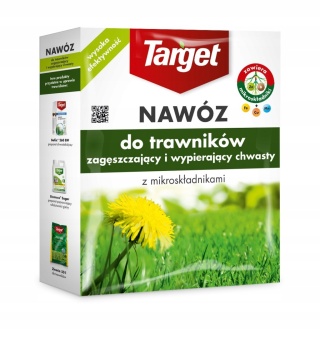 NAWÓZ "TARGET" DO TRAWNIKÓW 1kg ZAGĘSZCZA I WYPIERA CHWASTY (7)