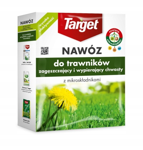 NAWÓZ "TARGET" DO TRAWNIKÓW 1kg ZAGĘSZCZA I WYPIERA CHWASTY (7) NAWÓZ "TARGET" DO TRAWNIKÓW 1kg ZAGĘSZCZA I WYPIERA CHWASTY (7)