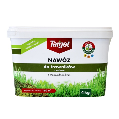 NAWÓZ "TARGET" DO TRAWNIKÓW 4kg Z MCHEM