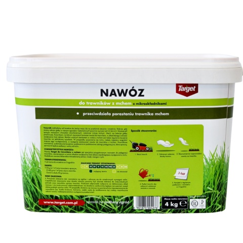 NAWÓZ "TARGET" DO TRAWNIKÓW 4kg Z MCHEM