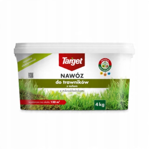 NAWÓZ "TARGET" DO TRAWNIKÓW 4kg Z MCHEM