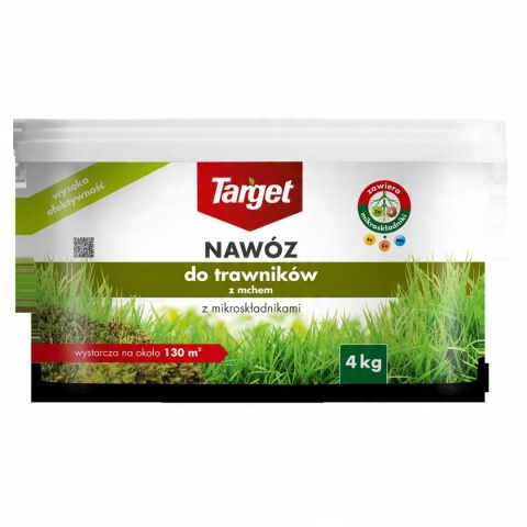NAWÓZ "TARGET" DO TRAWNIKÓW 4kg Z MCHEM