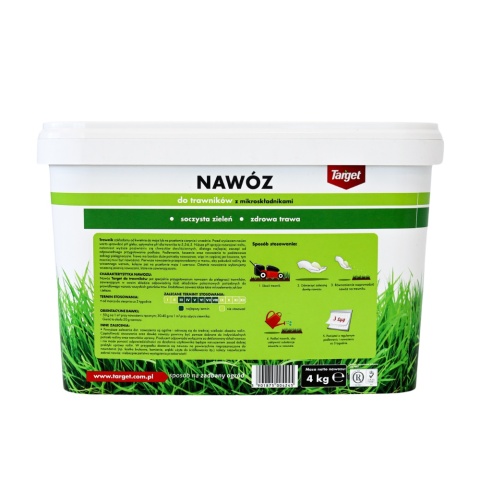 NAWÓZ "TARGET" DO TRAWNIKÓW 4kg NAWÓZ "TARGET" DO TRAWNIKÓW 4kg