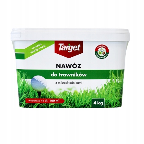 NAWÓZ "TARGET" DO TRAWNIKÓW 4kg NAWÓZ "TARGET" DO TRAWNIKÓW 4kg