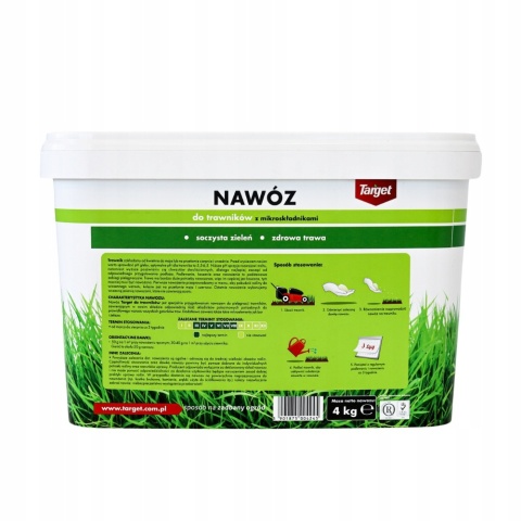 NAWÓZ "TARGET" DO TRAWNIKÓW 4kg NAWÓZ "TARGET" DO TRAWNIKÓW 4kg
