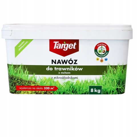 NAWÓZ "TARGET" DO TRAWNIKÓW 8kg Z MCHEM (50) NAWÓZ "TARGET" DO TRAWNIKÓW 8kg Z MCHEM (50)