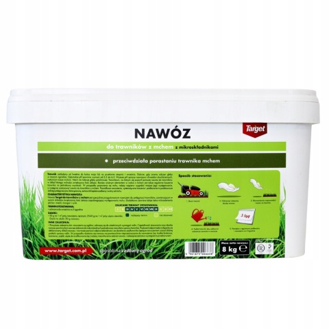 NAWÓZ "TARGET" DO TRAWNIKÓW 8kg Z MCHEM (50) NAWÓZ "TARGET" DO TRAWNIKÓW 8kg Z MCHEM (50)