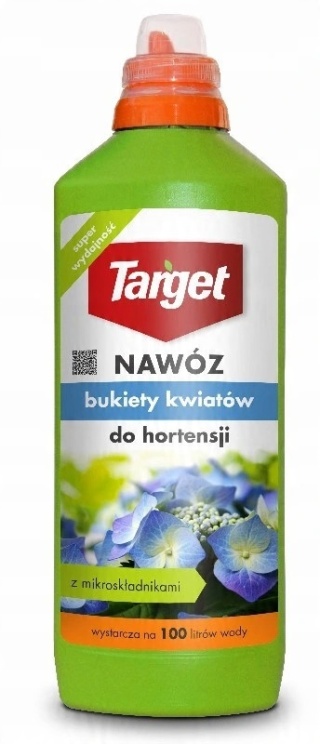 NAWÓZ "TARGET" PŁYN DO HORTENSJI 1l BUKIETY KWIATÓW (12)