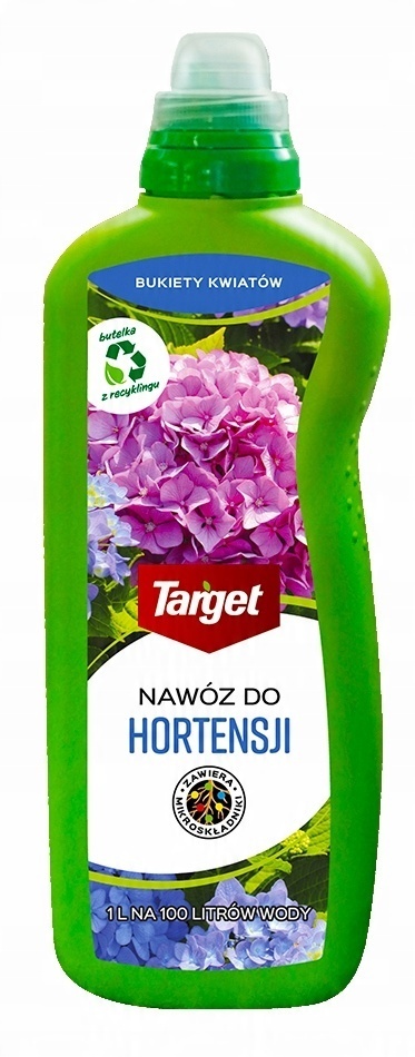 NAWÓZ "TARGET" PŁYN DO HORTENSJI 1l BUKIETY KWIATÓW (12) NAWÓZ "TARGET" PŁYN DO HORTENSJI 1l BUKIETY KWIATÓW (12)