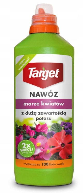 NAWÓZ "TARGET" PŁYN DO KWITNĄCYCH 1l MORZE KWIATÓW POTAS PLUS (12)