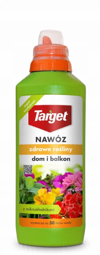NAWÓZ "TARGET" PŁYN DO ROŚLIN 1l DOM I BALKON ZDROWE ROŚLINY (12)