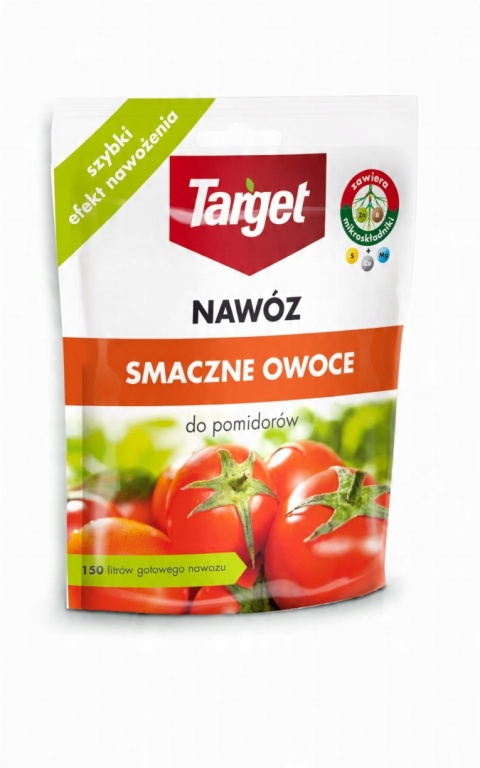 NAWÓZ "TARGET" ROZP. DO POMIDORÓW 150g SMACZNE OWOCE (20) NAWÓZ "TARGET" ROZP. DO POMIDORÓW 150g SMACZNE OWOCE (20)
