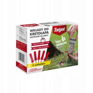 Petardy wkłady do kretołapa pułapka na kreta TARGET KRETOŁAP 5szt